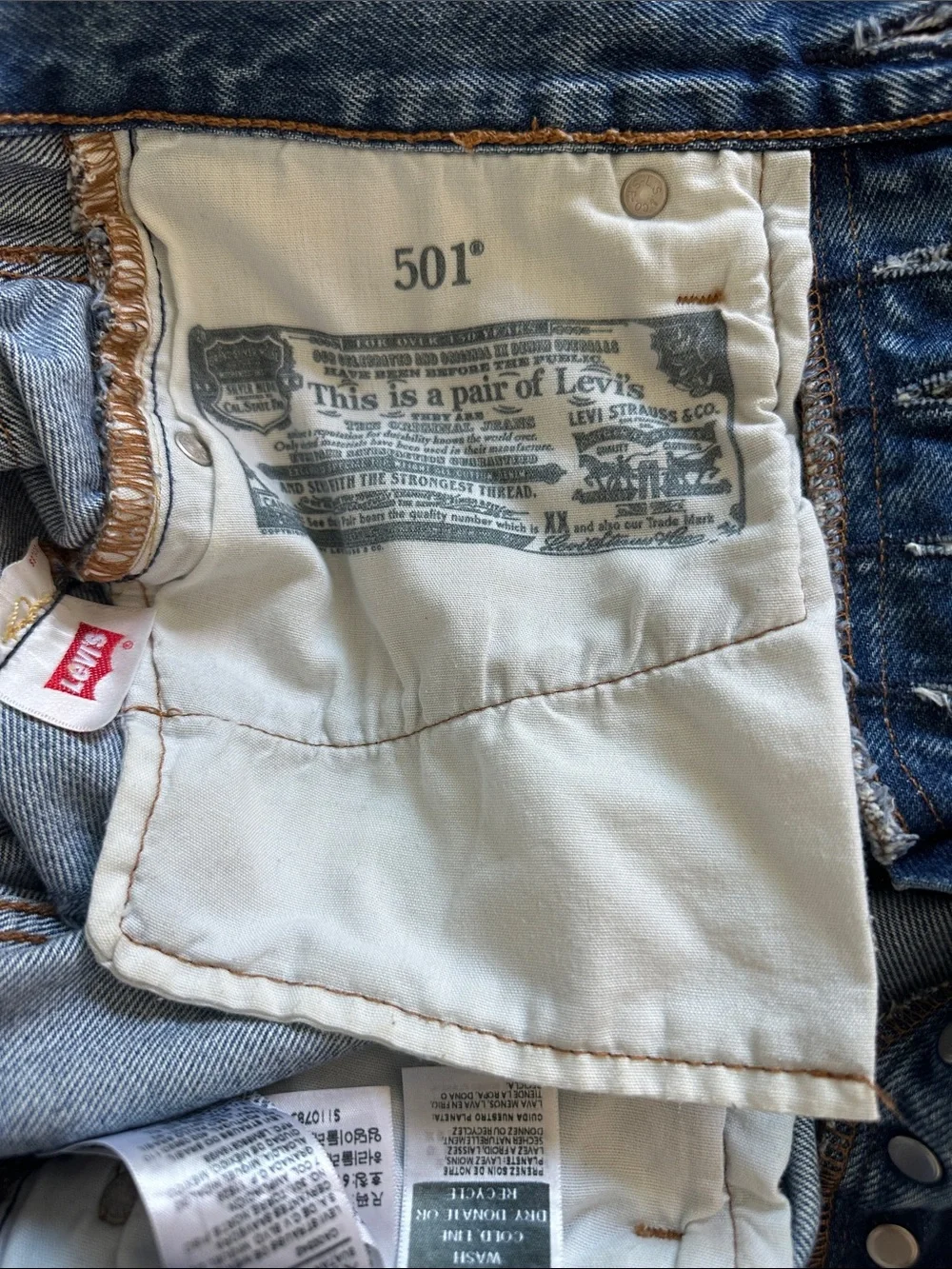 Levi’s denim shorts